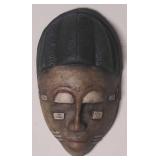 African Folk Art Tribal mask 8.5"