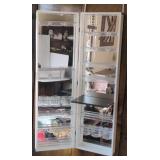 Mirrored hanging closet organizer 14"x48"x6"