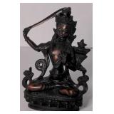 Mañjusrikumarabhuta Budha statue 8" tall