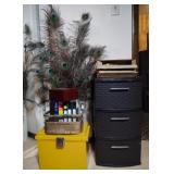 Lot of misc. Items incl. 3 Drawer Organizational
