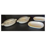 Lot of two Corning Ware 14 oz. lidded individual