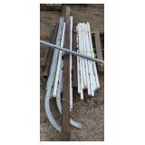 (AB) Pallet PVC Pipes Garage Door Tracks