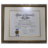 (AV) Robert E. Fenton Engineer Framed