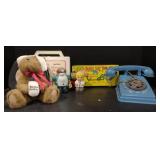 (M) Vtg. Metal Telephone, Minnie Mouse