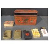 (M) Vintage Union Leader Cut Plug Tin. Measuring