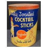(M) Vintage hygrade Cocktail Sticks Tin.