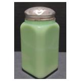 (M) Vintage Jadeite Salt Shaker. Measuring