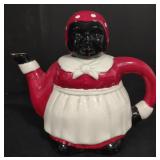 (M) Black Americana Aunt Jemima Ceramic Teapot
