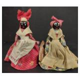 (M) Vtg. Black Americana Bells (approx 4.5")