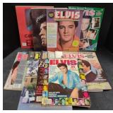 (M) Flat of Elvis Magazines