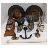(AV) Decorative Kobenhavn Plates and Mermaid