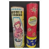 (M) Vtg. Steven Kaleidoscope (approx 9") & Jigsaw