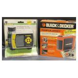 (X) "Melnor" Aqua Timer & Black & Decker Vehicle