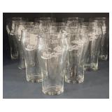 (H) Coca-Cola Drinking Glasses. (Approx. 6.5in