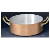 (H) "Centuria Baumlin" Brass Handled Copper Pot.
