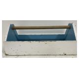 (H) Wood Tool Caddy Appr 11x23x10 inches