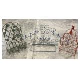 (H)Assorted Metal Wire Outdoor DecorApprox