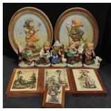 (M) Ceramic Figurines (approx 5"), Ceramic Wall