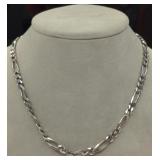 (XX)Heavy Sterling Silver Chain Necklace
