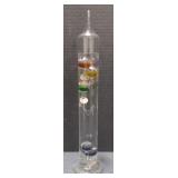 (P) Galileo Thermometer. Measures Approximately