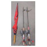 (BN) Delta Fishing Rods, and a Blackhawks