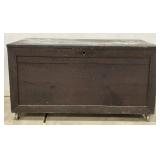 (AM) Wooden Chest On Wheels w/ Handles Appr