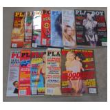 (AV) Lot of Various Playboys Adult Magazines.