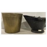 (H) Brass Bucket And Ash/Coal Bucket Item Damaged