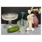 (M) Mixed Lot Of Decorative Glass Items Including