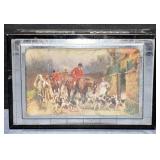 (M) Vintage Mirrored/Wood-Lined Candy Box & Cigar