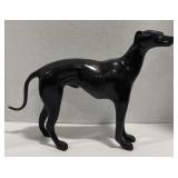 (X) Bronze Greyhound Sculpture. (Approx. 16in L