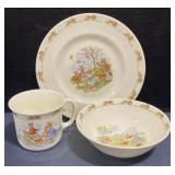 (X) Royal Daulton "Bunnykins" Fine Bone China.