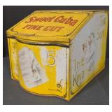 (M) Vintage Sweet Cuba Fine Cut Tobacco Tin.
