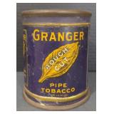 (M) Vintage Granger Rough Cut Pipe Tobacco Tin.