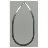(XX)Sterling Italian 20" Flat Herring Bone Chain