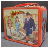 (M) Vintage Aladdin Superman Metal Lunchbox.