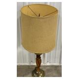 (AV)Decorative Metal and Wooden Table Lamp
