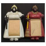 (M) Vtg. Black Americana Mammy Hard Plastic