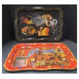 (M) Vintage Coca Cola Metal Serving Trays.