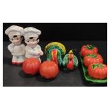 (M) Ceramic Japan Salt/Pepper Shakers (Tallest