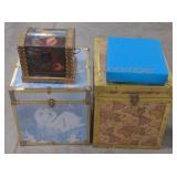 (P) Nambe Picture Frame, Vintage Storage Chests