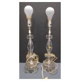 (M) Decorative Clear Hand Imported Cut Glass