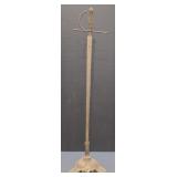 (M) Vintage Decorative Blunt Sword Stand.
