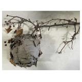 (AM) Wasp Nest On Berry Branch Appr 22 in