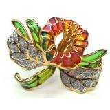 (XX) Joan Rivers Daffodil Brooch