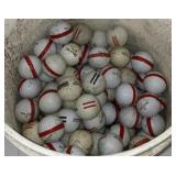 (H) Bucket Of Golf Balls. Brands Including Top