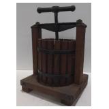 (M) Vintage Apple Cider Press. Measuring