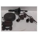 (M) Vintage Wall Mounted Bell, and wall mounted