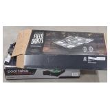 (M) Football Field Darts & Tabletop Pool Table