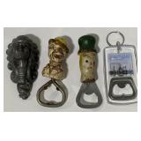 (AM)Vintage Novelty Bottle Openers Including